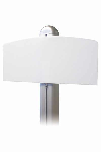 MULTISTAND Logoplade 16x35cm. til front montage