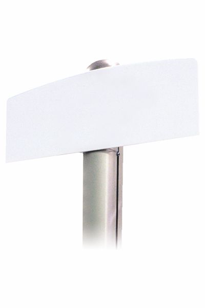 MULTISTAND Logoplade 16x35cm til side montering